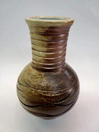 Long Neck Vase with Texture